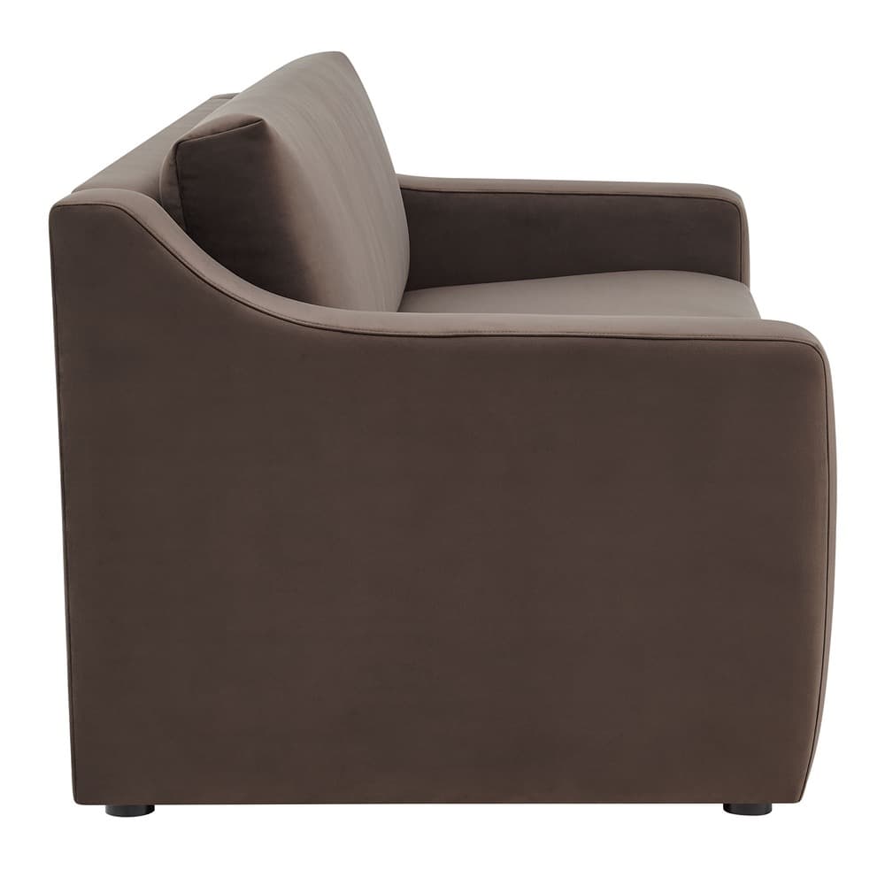 Liora Performance Velvet Sofa in Chocolate Brown by Modway - Image 4