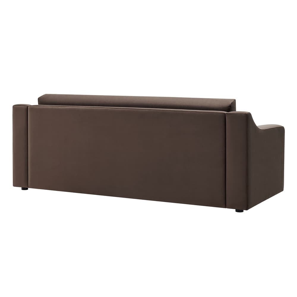 Liora Performance Velvet Sofa in Chocolate Brown by Modway - Image 5