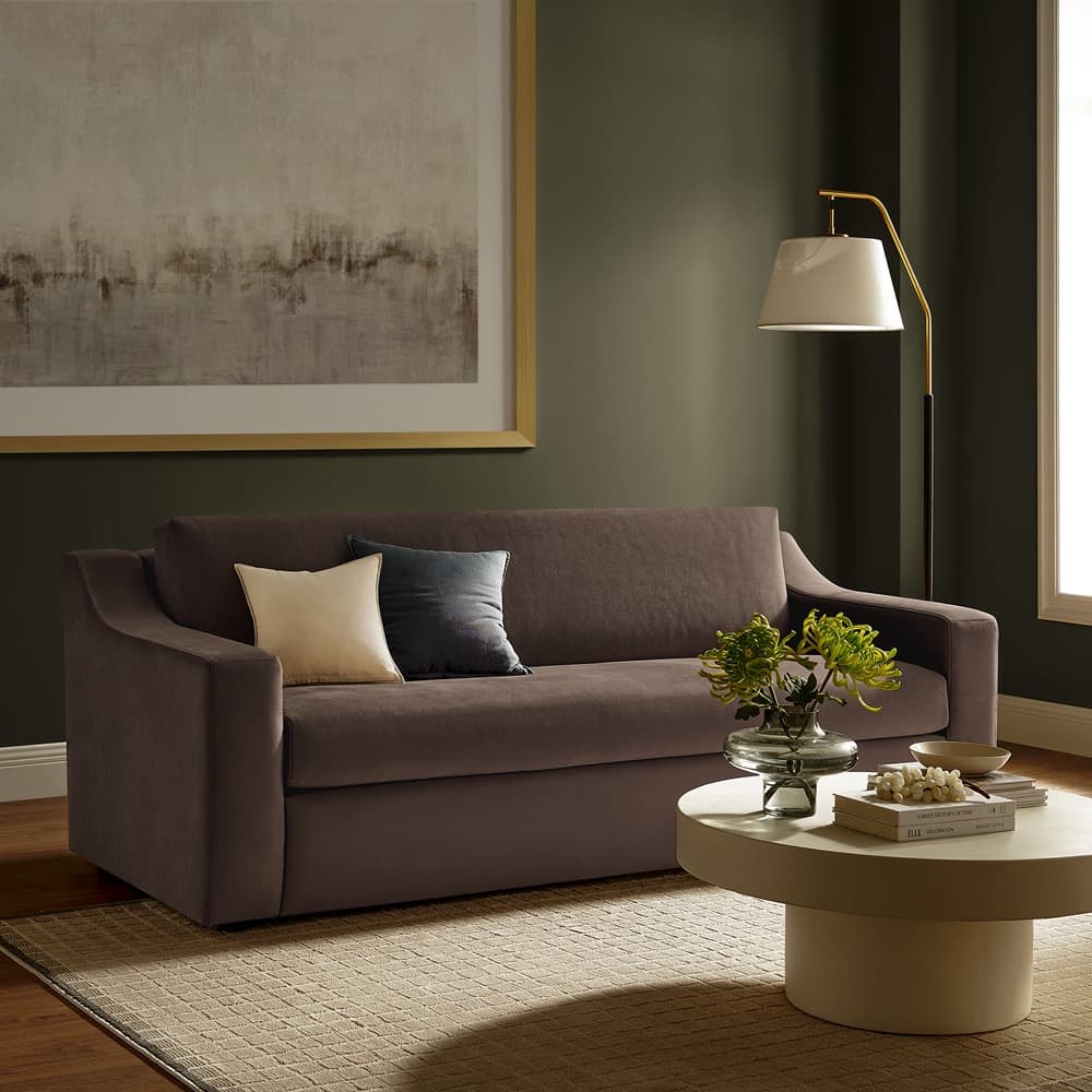 Liora Performance Velvet Sofa in Chocolate Brown by Modway - Image 8