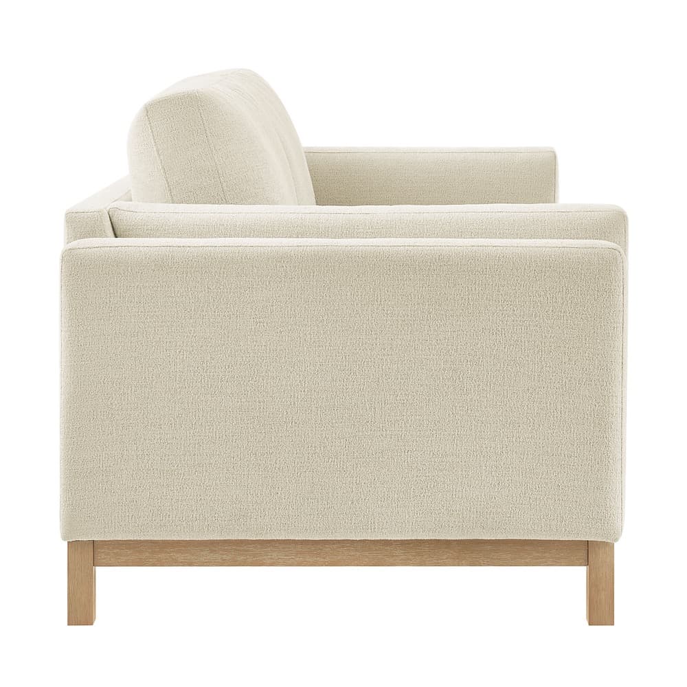 Roscoe 81 inch Fabric Sofa in Ivory by Modway - Image 4