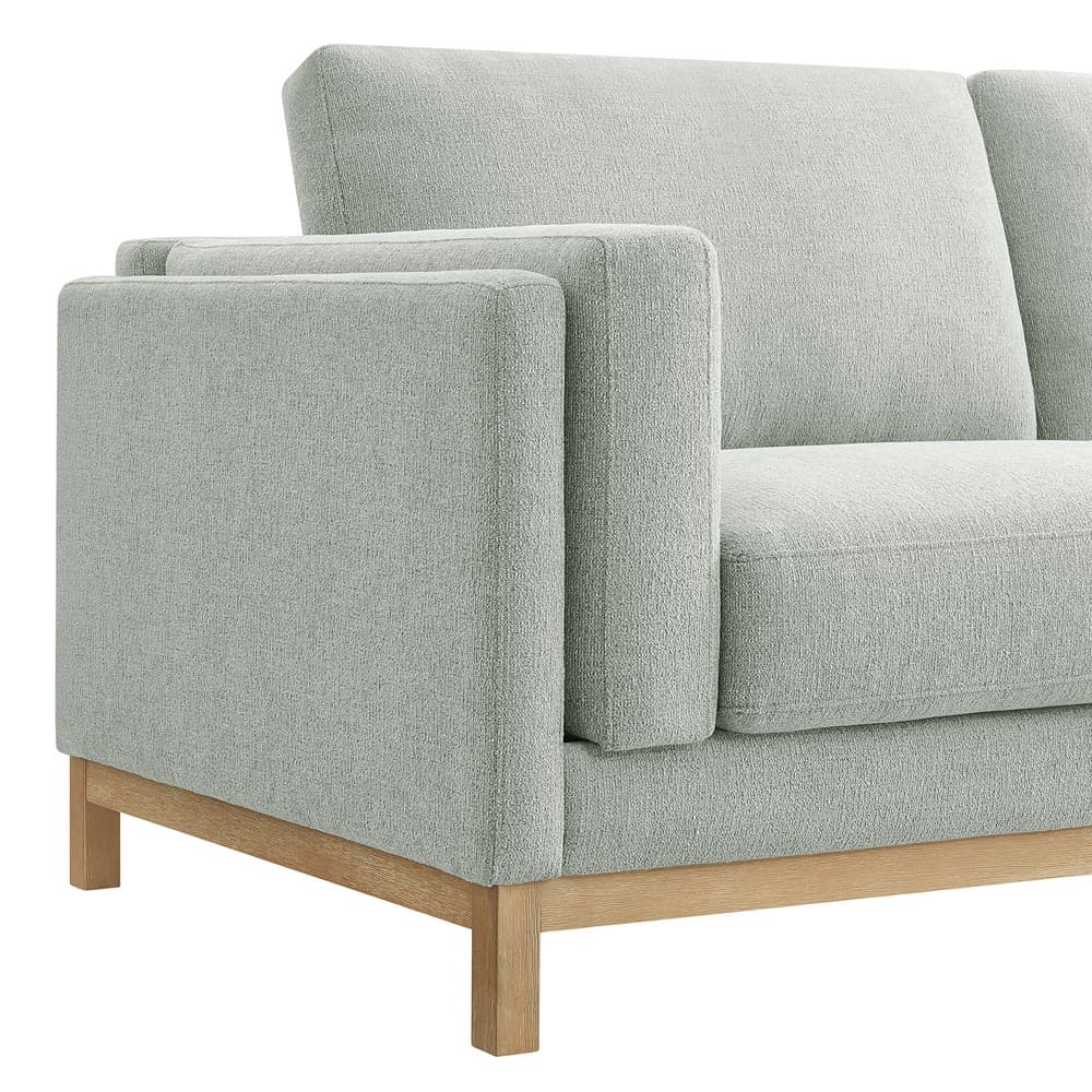 Roscoe 63 inch Fabric Loveseat in Mist by Modway - Image 7