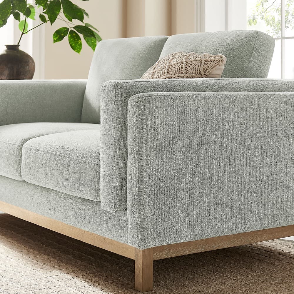 Roscoe 63 inch Fabric Loveseat in Mist by Modway - Image 10