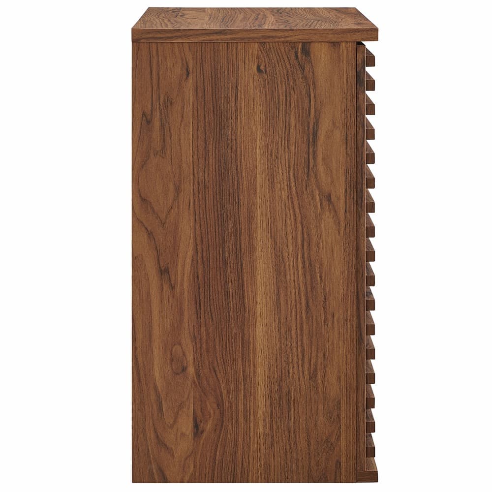 Render Wall Mounted Bathroom Cabinet in Walnut by Modway - Image 4