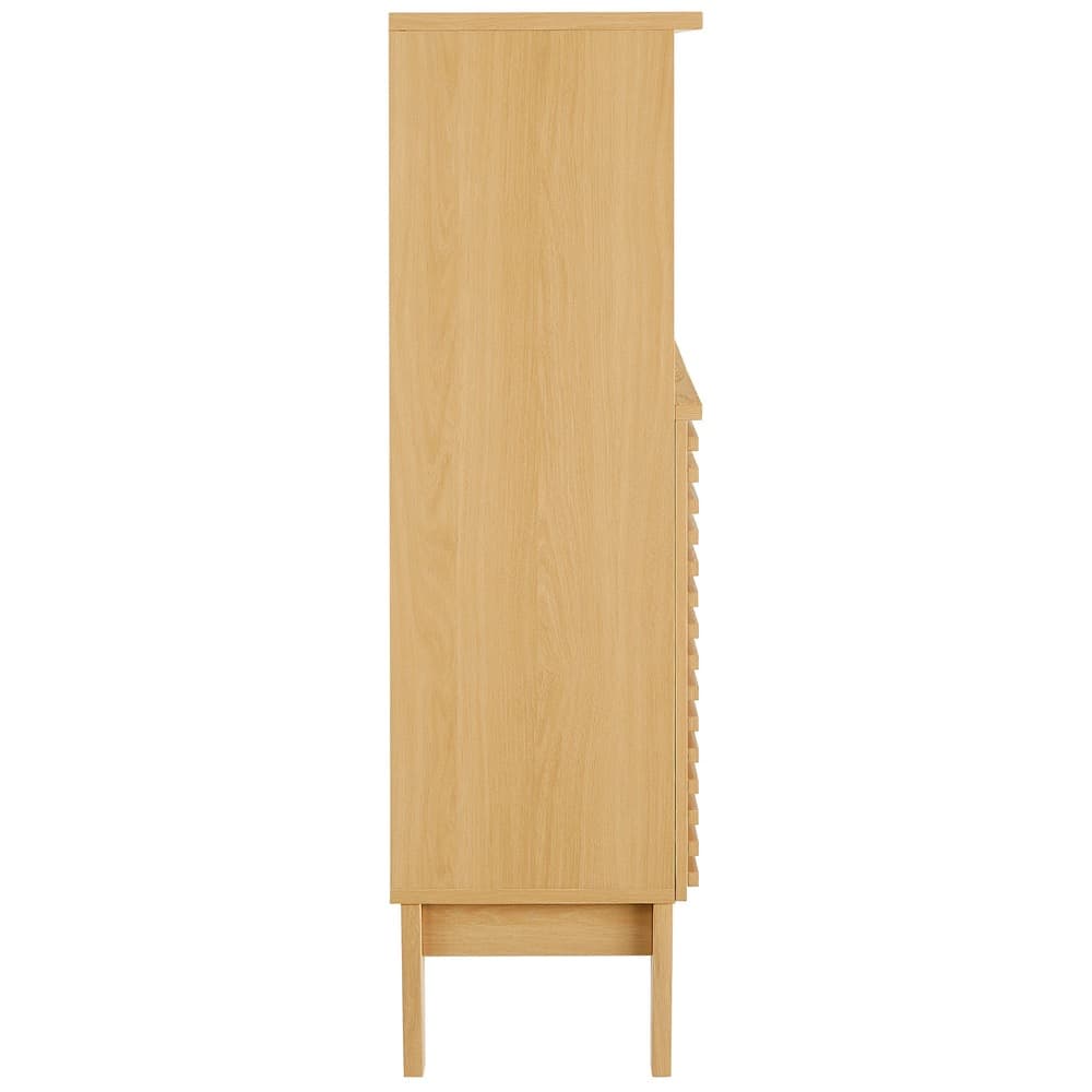 Render Freestanding Bathroom Storage Cabinet in Oak by Modway - Image 4