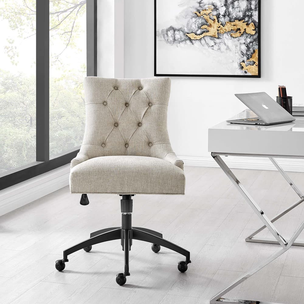 Regent Tufted Fabric Office Chair by Modway - Image 7