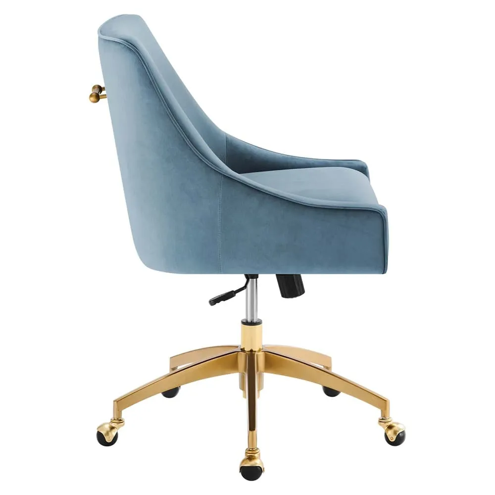Discern Performance Velvet Office Chair by Modway - Image 3