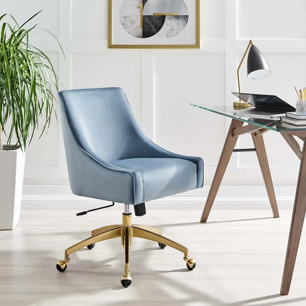 Discern Performance Velvet Office Chair by Modway - Image 6