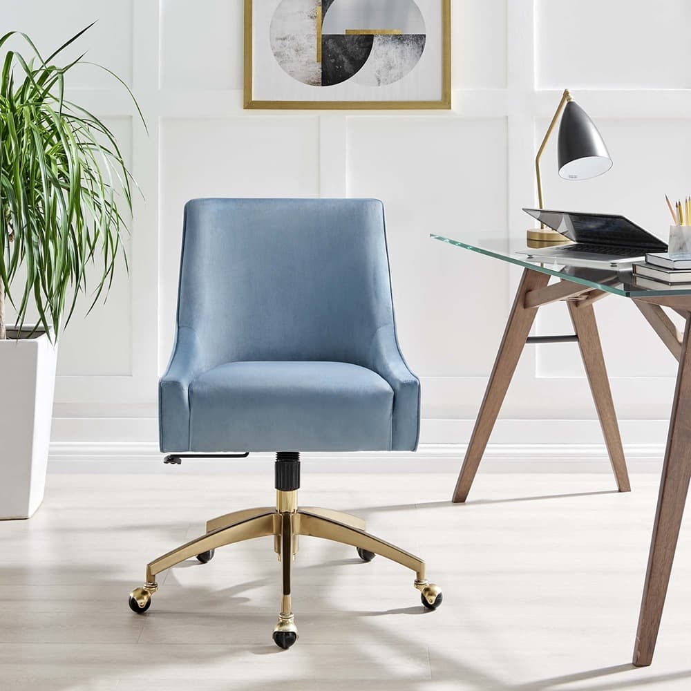 Discern Performance Velvet Office Chair by Modway - Image 7