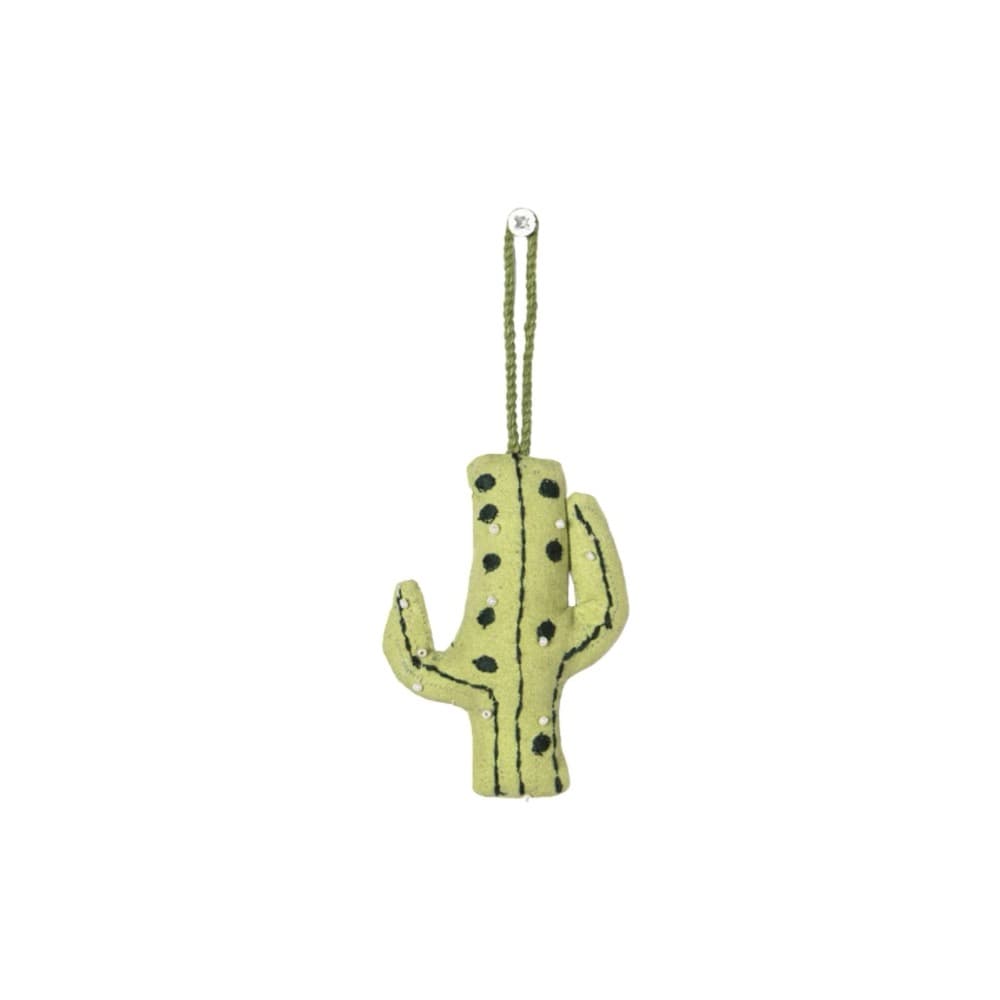 Kantha Cactus Ornament Set of 4 by Abigails