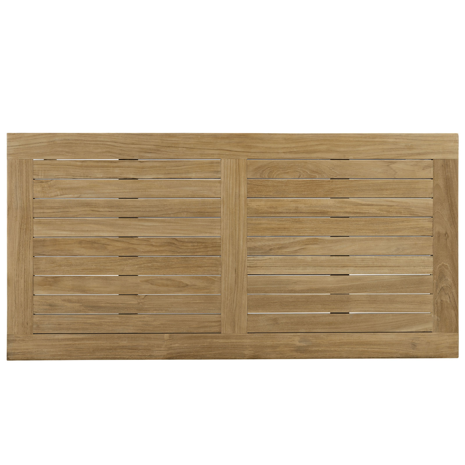 Marina Outdoor Patio Teak Rectangle Coffee Table by Modway - Image 4