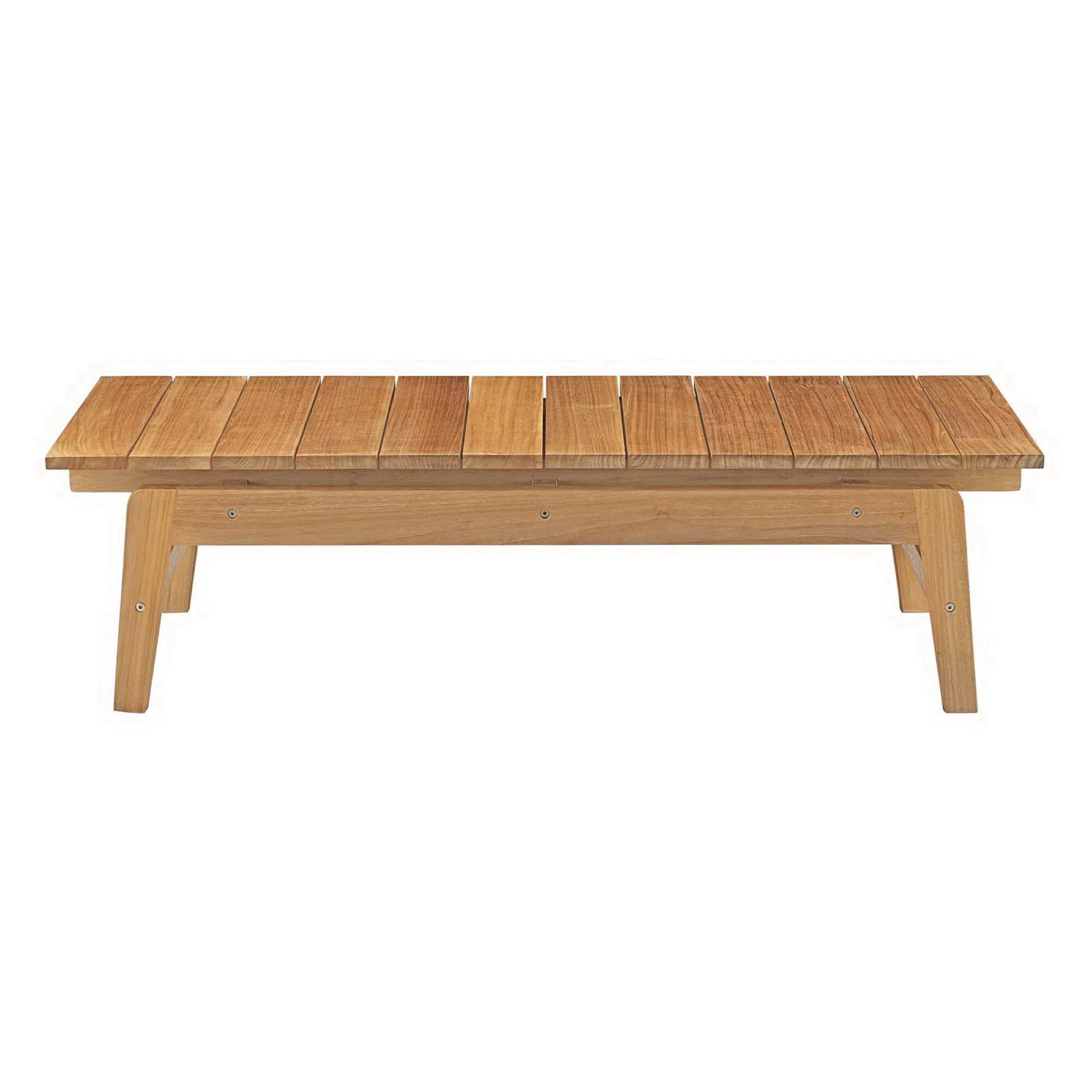 Bayport Outdoor Patio Teak Coffee Table by Modway
