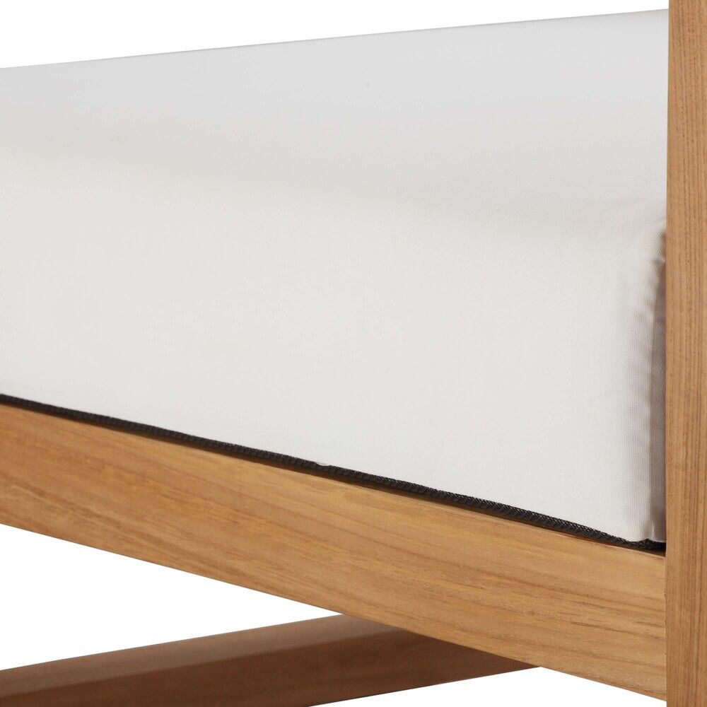 Upland Outdoor Patio Right-Arm Chair in Natural White by Modway - Image 5