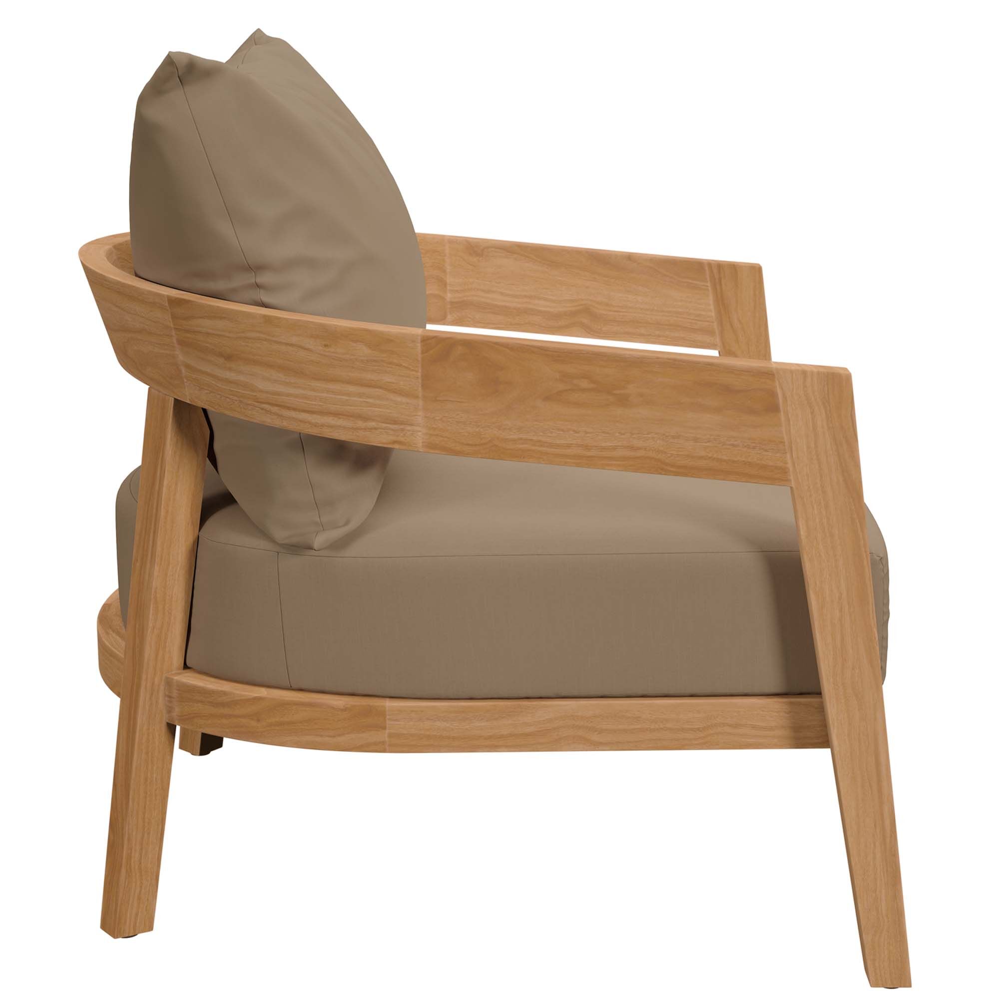 Brisbane Teak Wood Outdoor Patio Armchair by Modway - Image 3