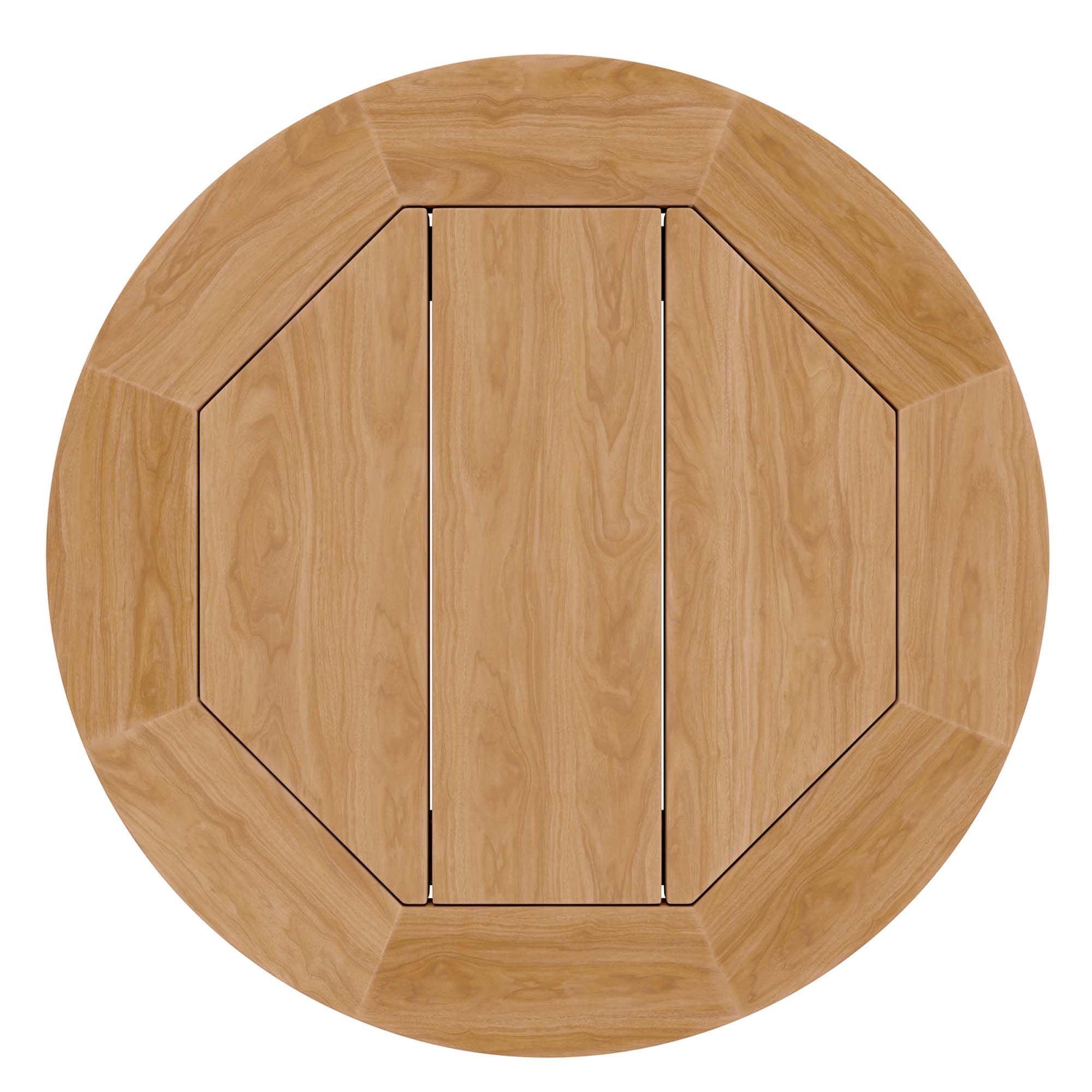 Brisbane 3-Piece Teak Wood Outdoor Patio Set by Modway - Image 11