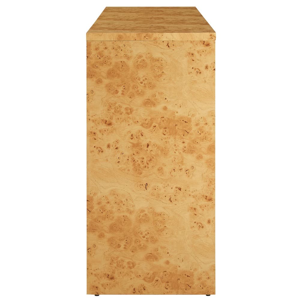 Hudson 60" Burl Wood Sideboard by Modway in Natural by Modway - Image 5