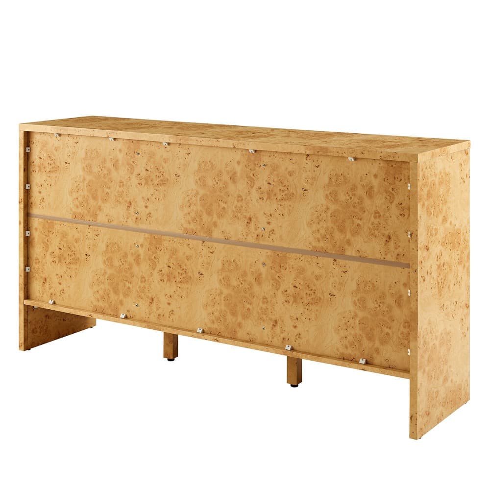 Hudson 60" Burl Wood Sideboard by Modway in Natural by Modway - Image 6