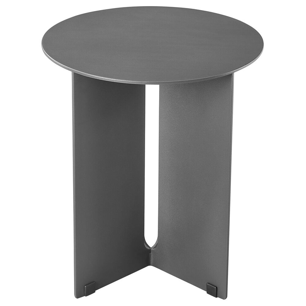 Tecton Outdoor Patio Aluminum Side Table in Charcoal by Modway - Image 4