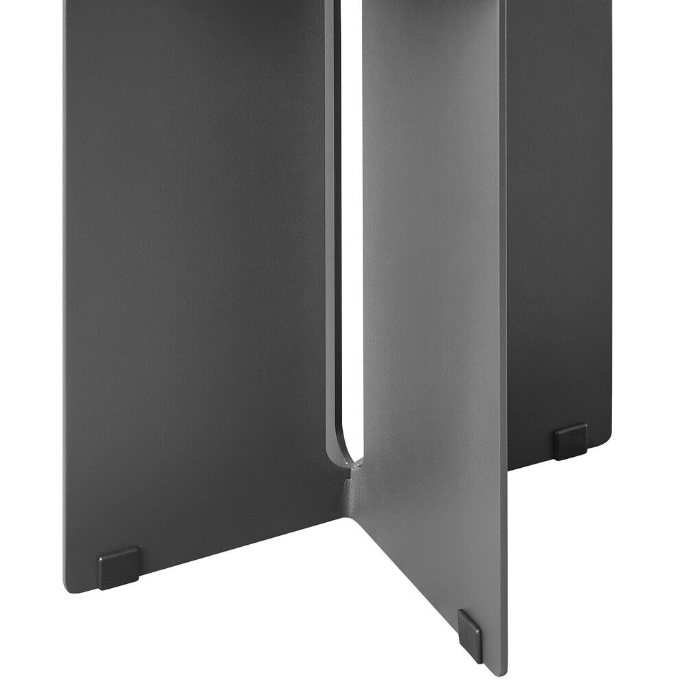 Tecton Outdoor Patio Aluminum Side Table in Charcoal by Modway - Image 5