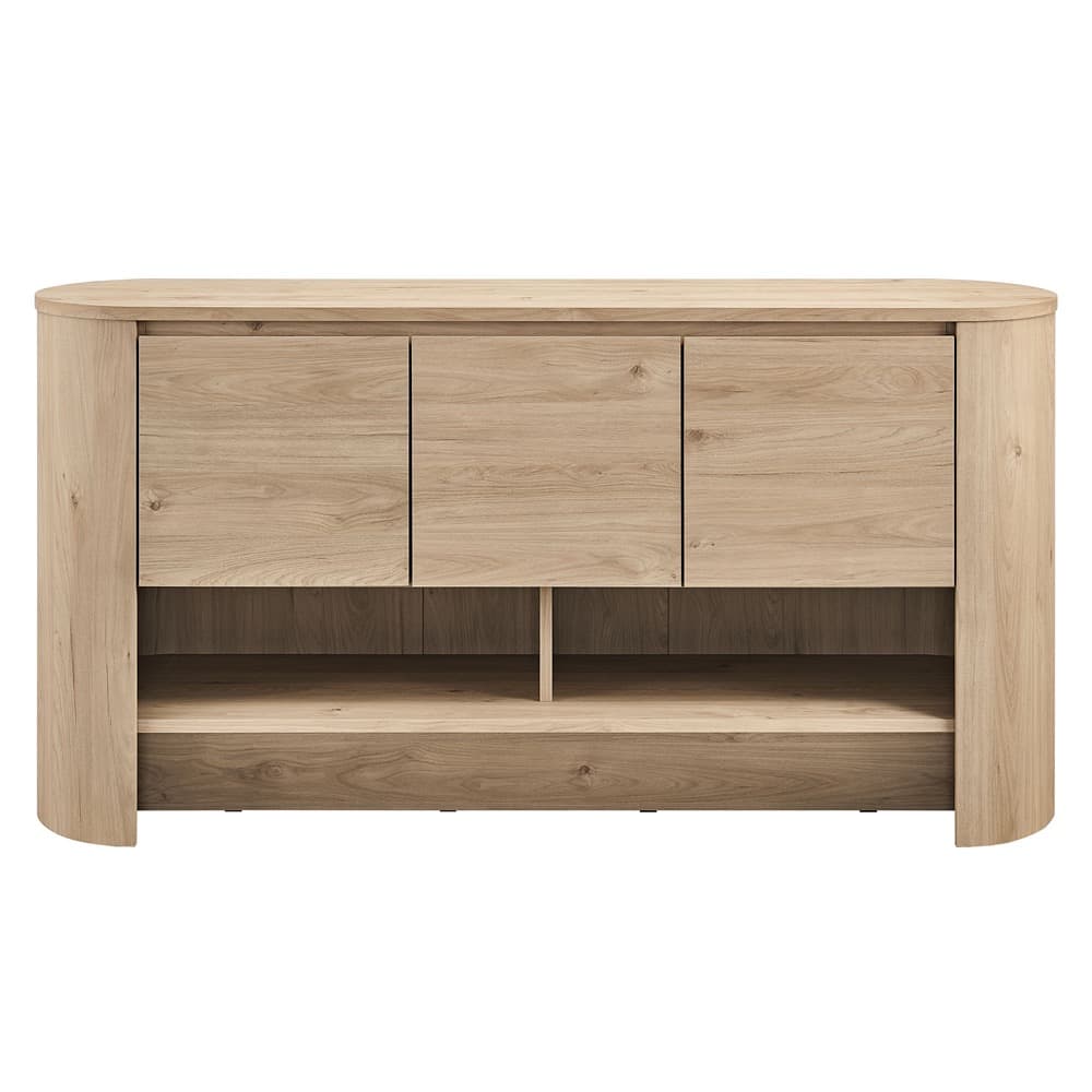 Duval 62 Inch Oval Sideboard by Modway in Light Oak by Modway - Image 5