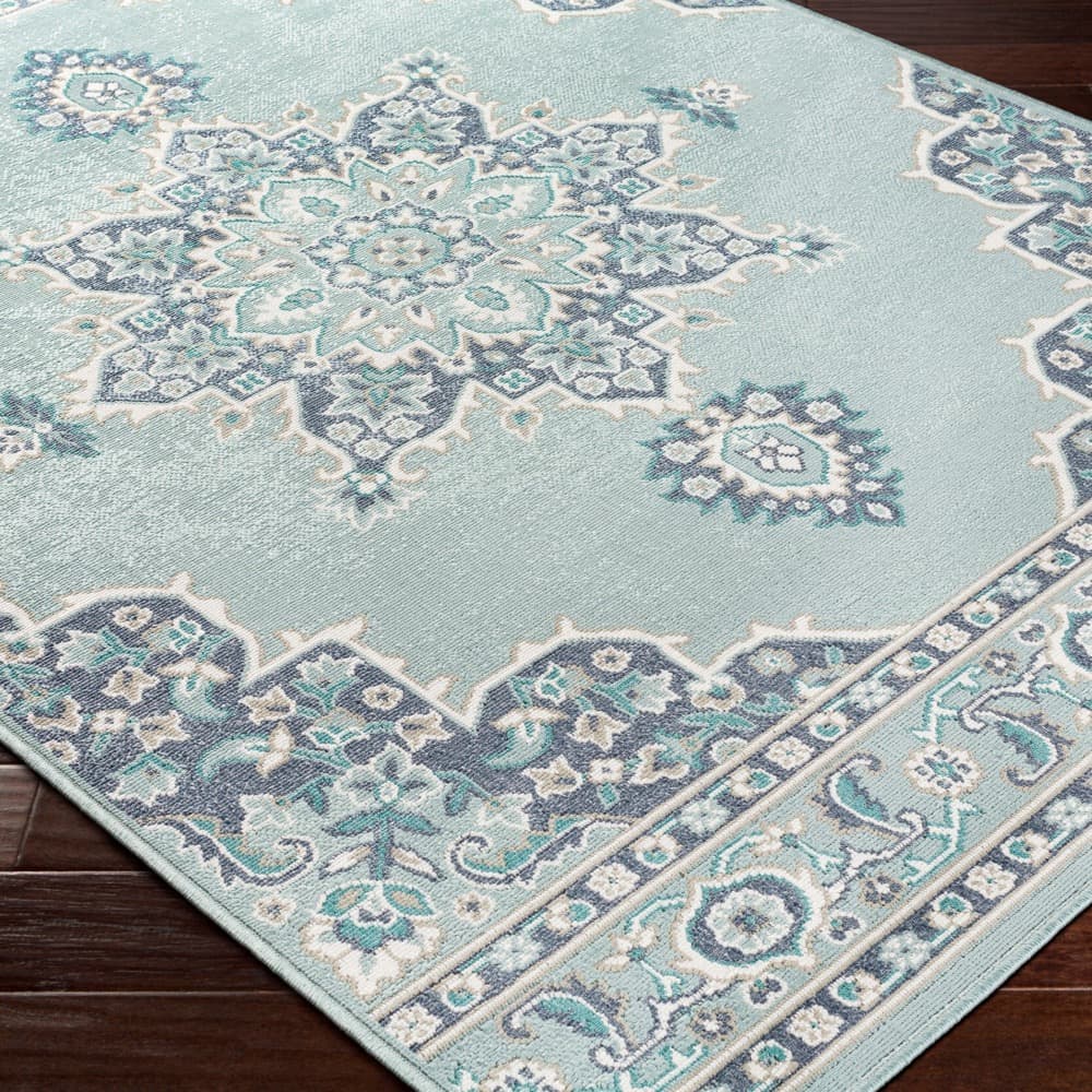 Alfresco Blue Outdoor Rug by Livabliss - Image 3