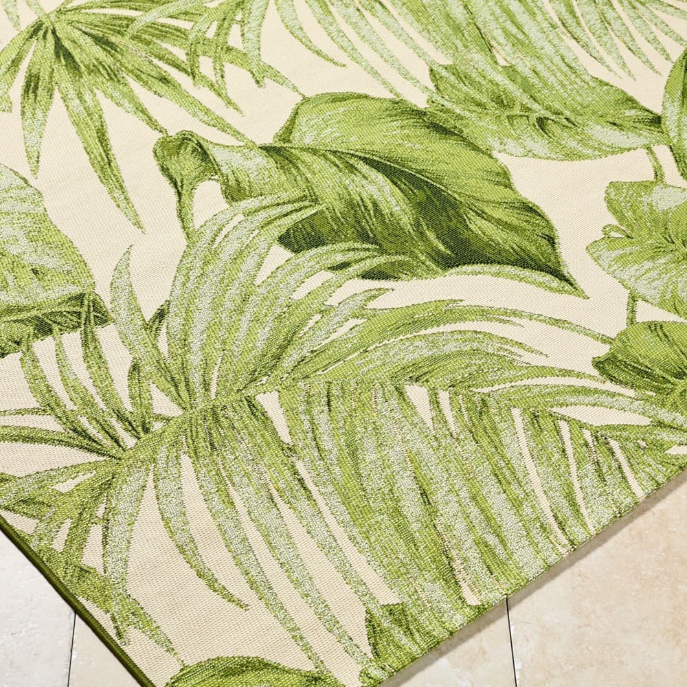 Warsaw Olive Green Outdoor Rug by Livabliss - Image 2