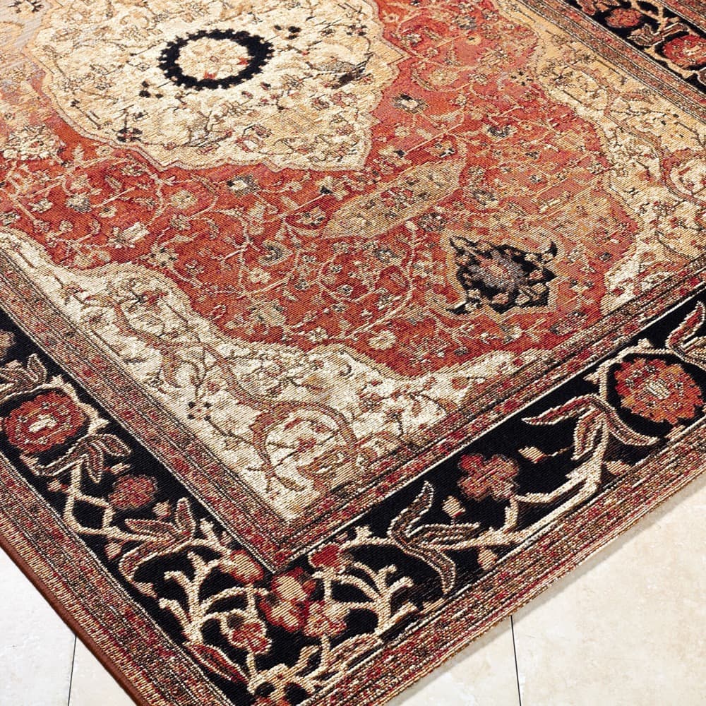 Warsaw Crimson Outdoor Rug by Livabliss - Image 2