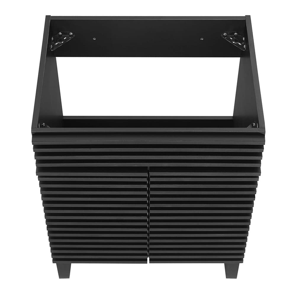 Render 24" Bathroom Vanity Cabinet (Sink Basin Not Included) in Black by Modway - Image 5