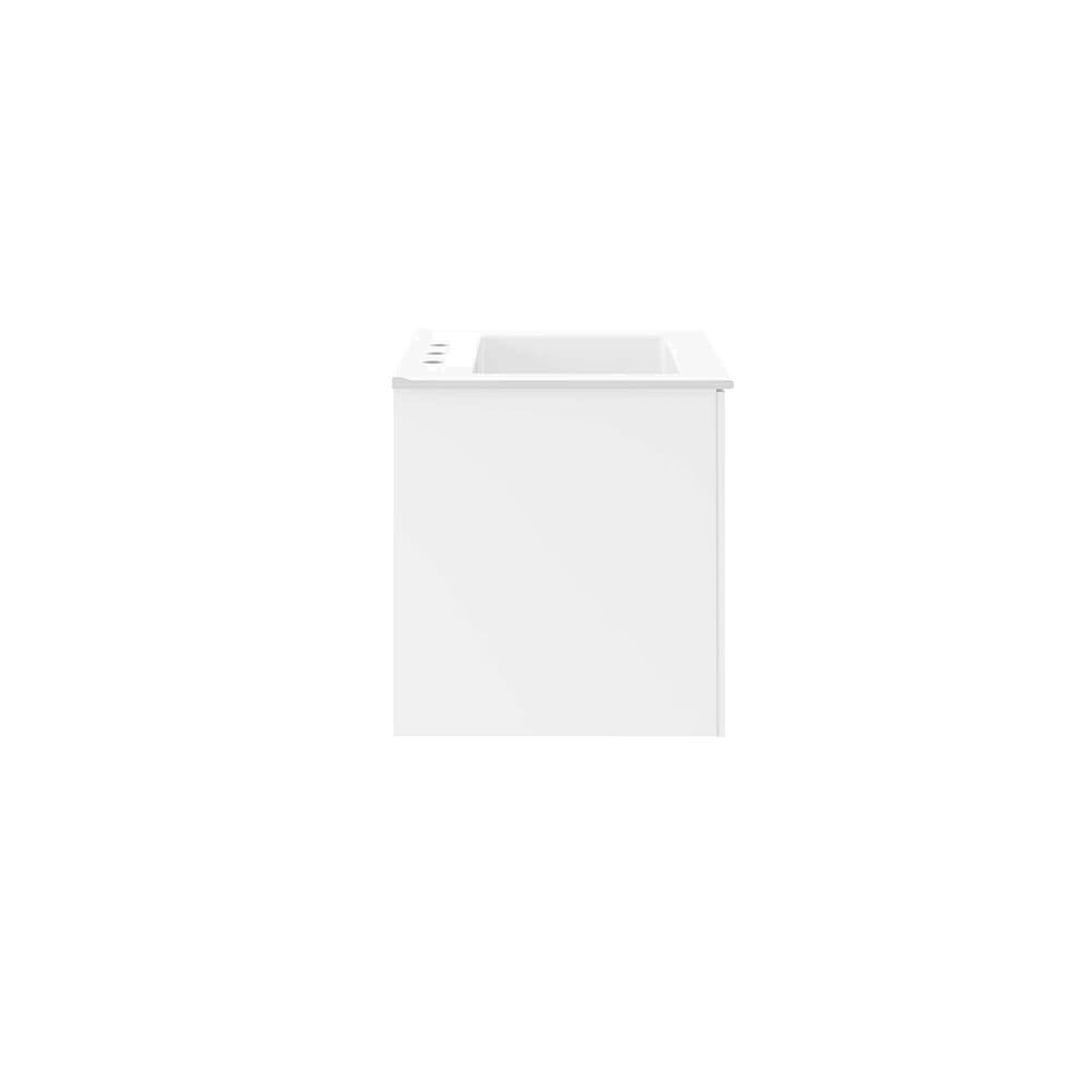 Vitality 24" Bathroom Vanity in White White by Modway - Image 3