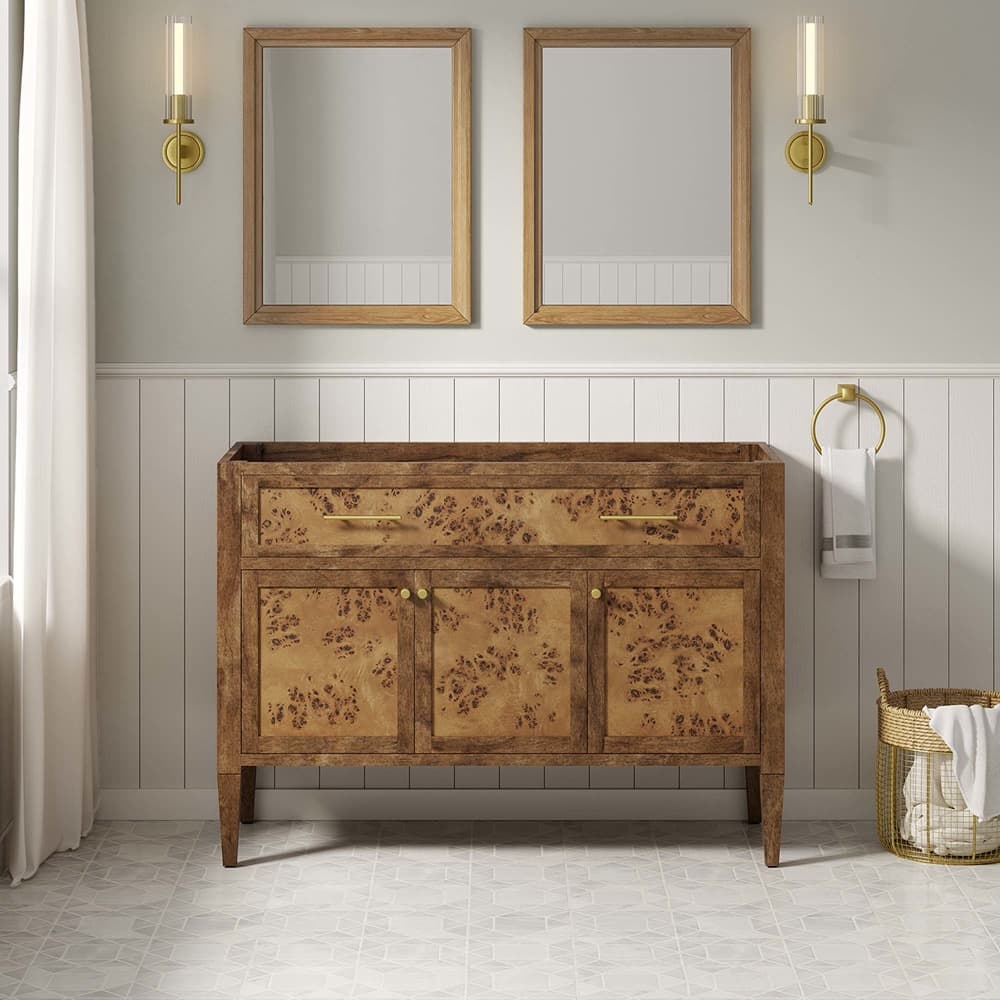Elysian 48" Wood Bathroom Vanity Cabinet (Sink Basin Not Included) in Brown by Modway - Image 10