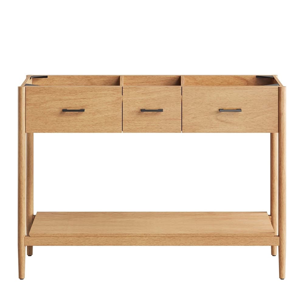 Zaire 48" Double Sink Compatible Bathroom Vanity Cabinet (Sink Basin Not Included) in Natural by Modway - Image 6