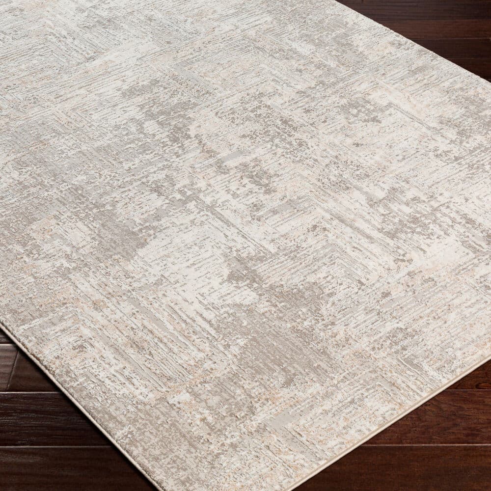 Allegro Ivory Machine Woven Rug by Livabliss - Image 3