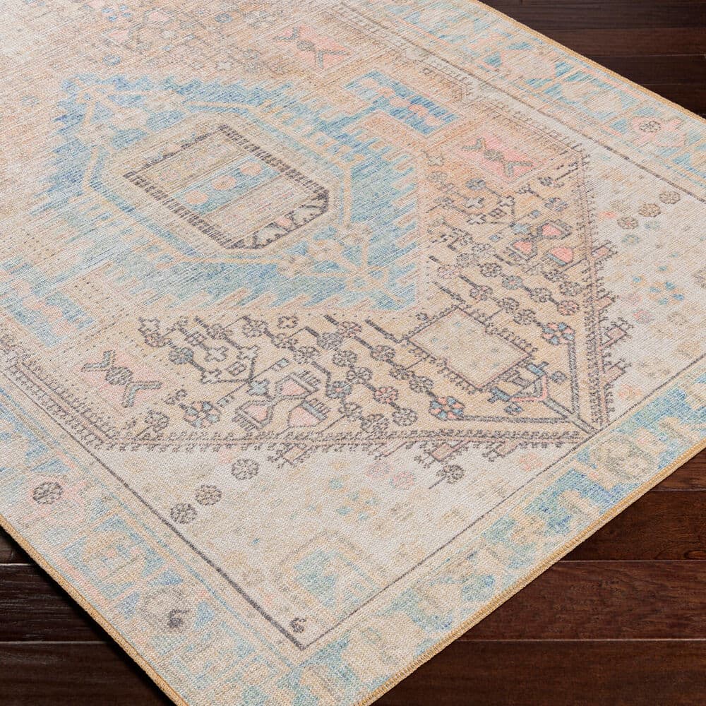 Alanya Beige Machine Woven Rug by Livabliss - Image 3