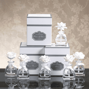 Illuminaria Flower of Adonis Mini Porcelain Diffuser by Zodax - Image 2