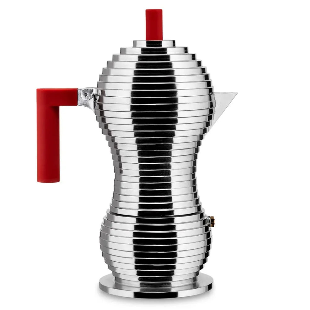 Pulcina 6-Cup Stovetop Espresso Coffee Maker by Alessi