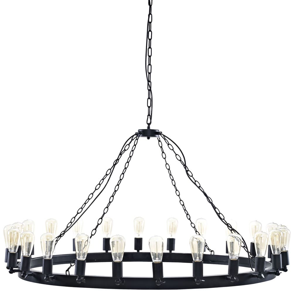 Teleport 52" Chandelier in Brown by Modway