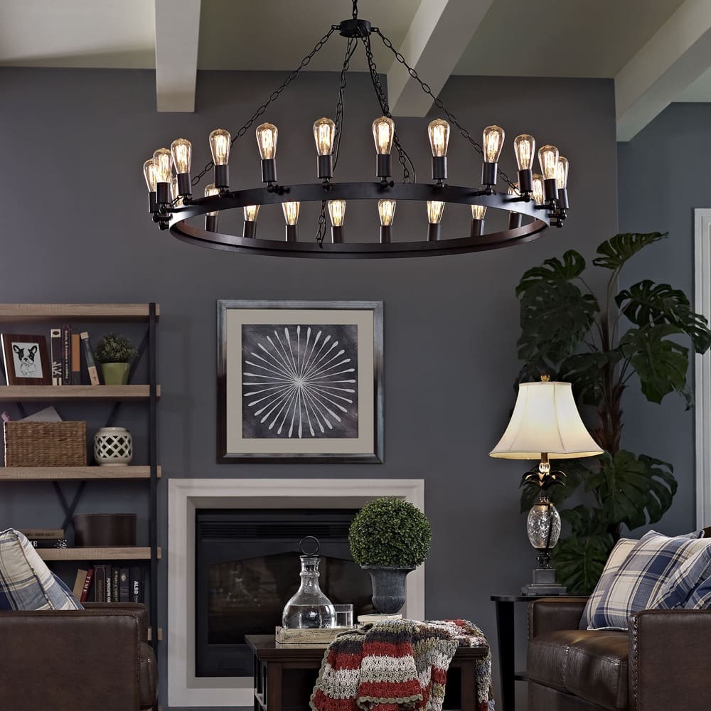Teleport 52" Chandelier in Brown by Modway - Image 2