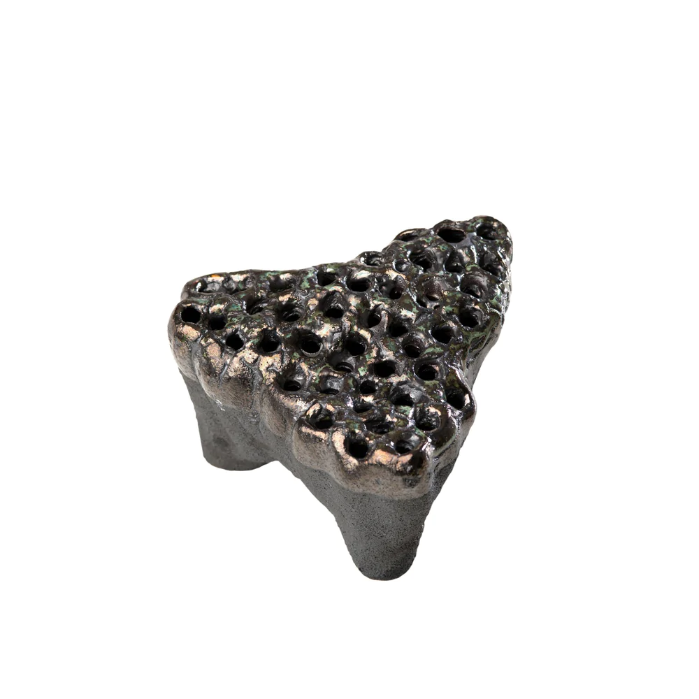 Etna Metallic Stoneware Tulipiere by Abigails - Image 2