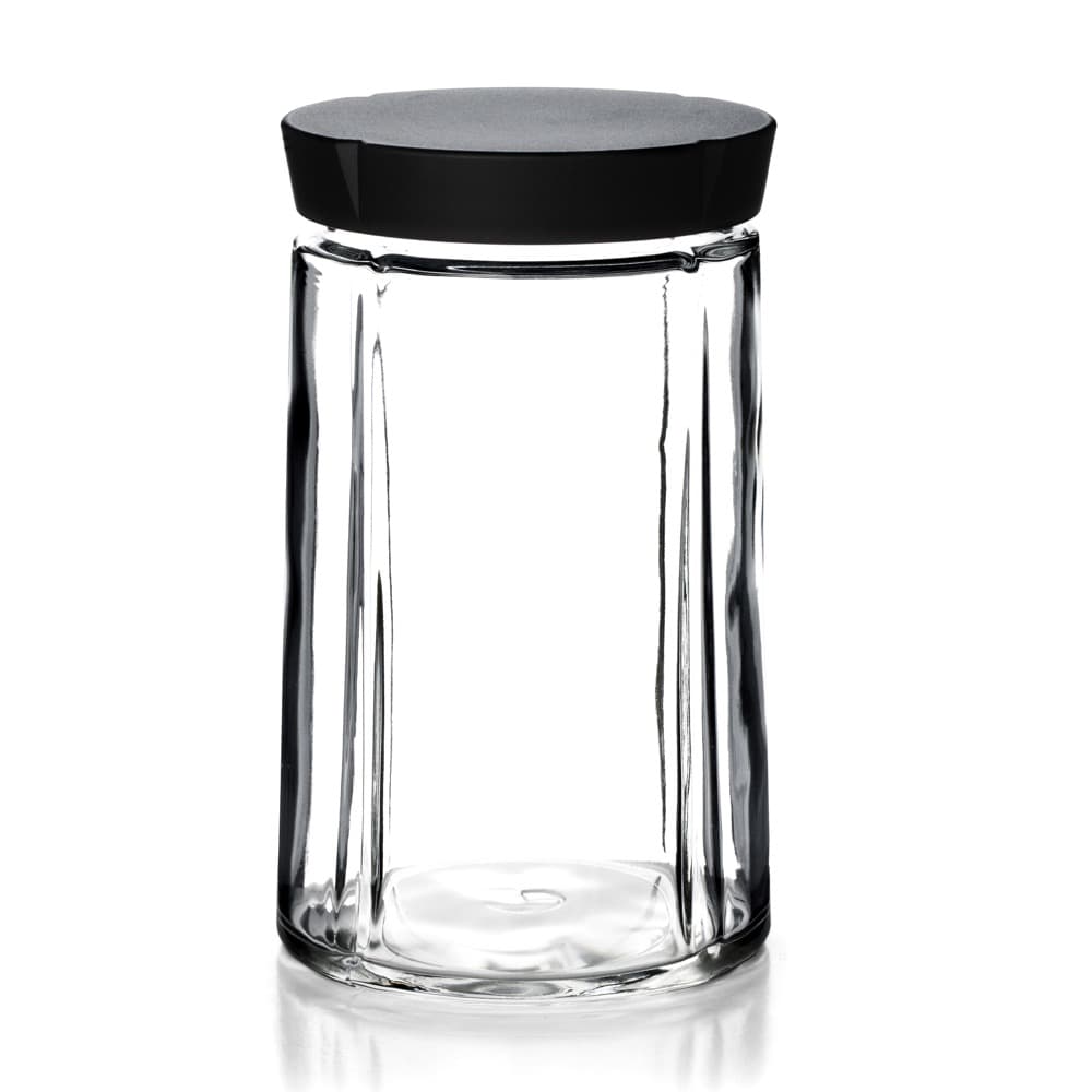 Grand Cru Storage Jar, Black LId, 33.8 oz by Rosendahl