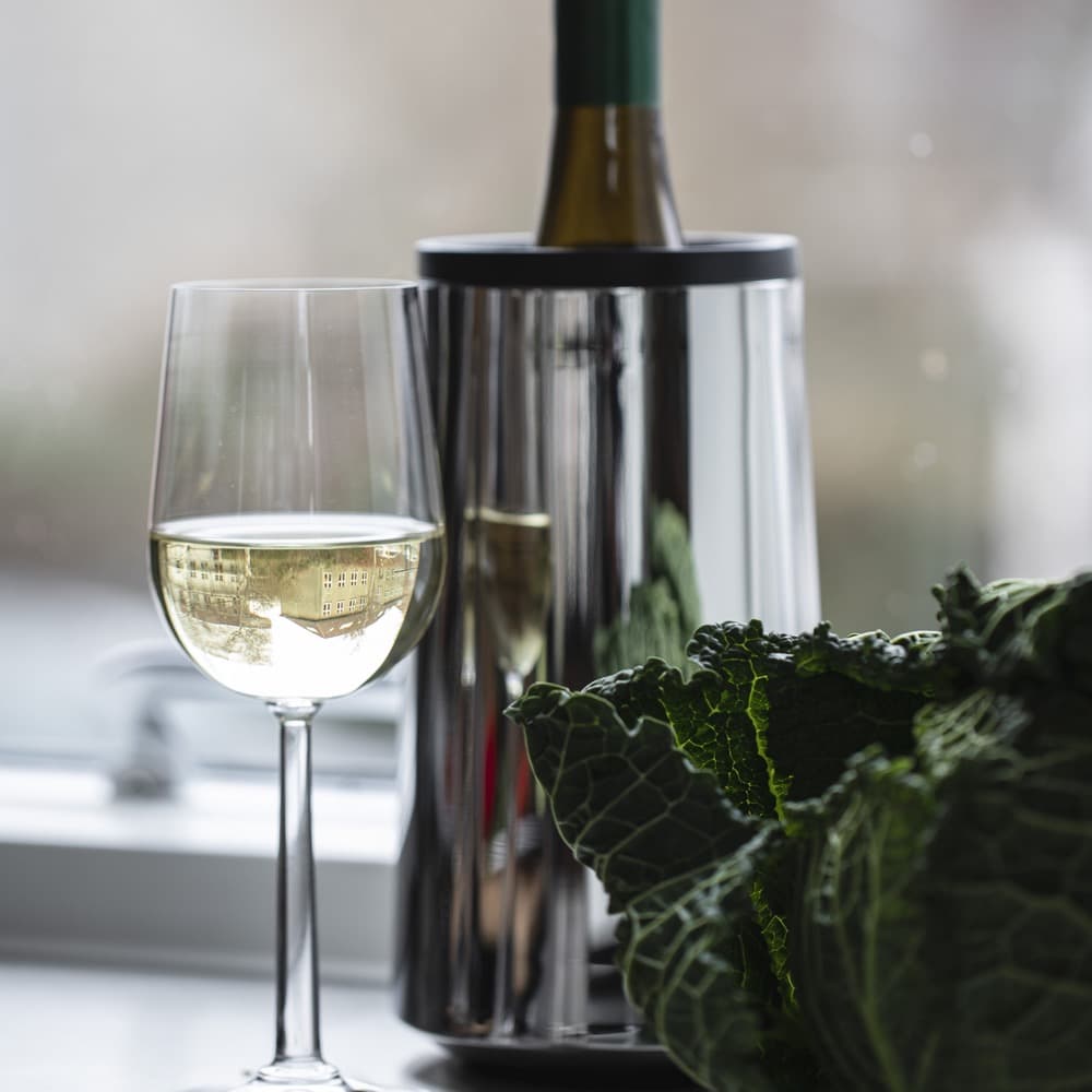 GC Wine Cooler Steel H: 8.9" Ø: 4.9" by Rosendahl - Image 3