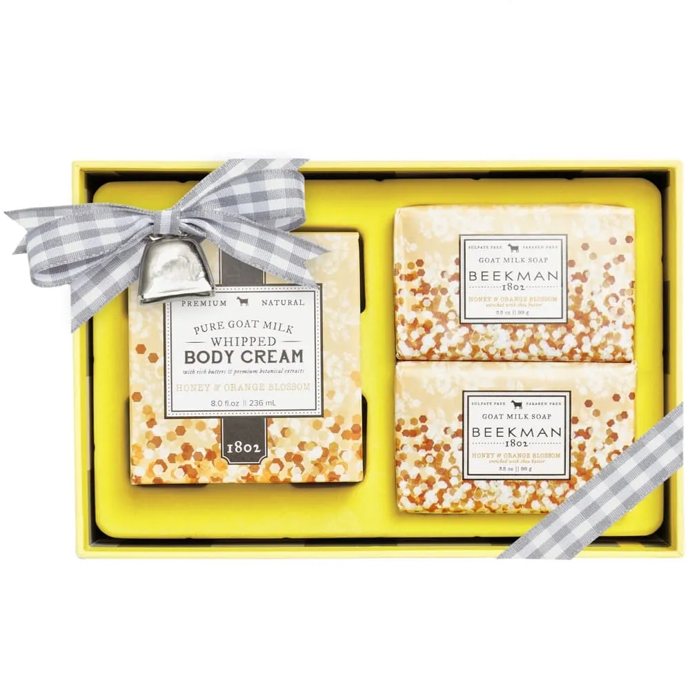 Honey & Orange Blossom 3-Piece Gift Set by Beekman 1802