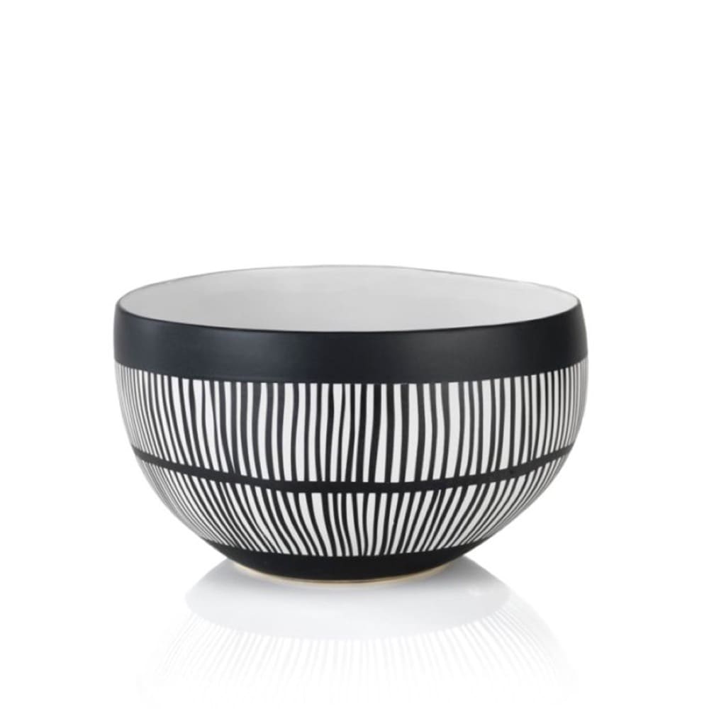Portofino Ceramic Bowls in 2 Sizes by Zodax