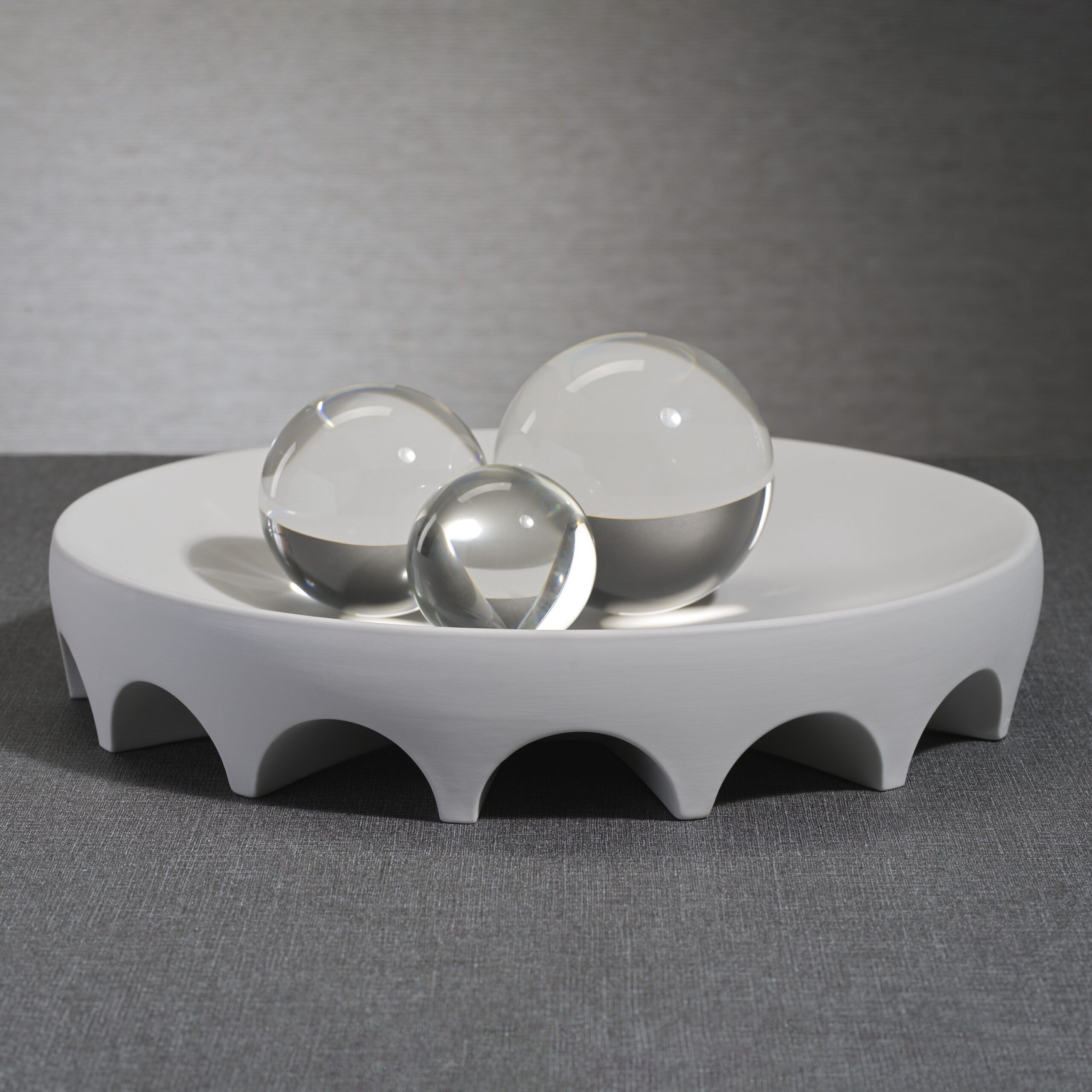 Yakimono 14.5" Wide Ceramic Bowl by Zodax - Image 2