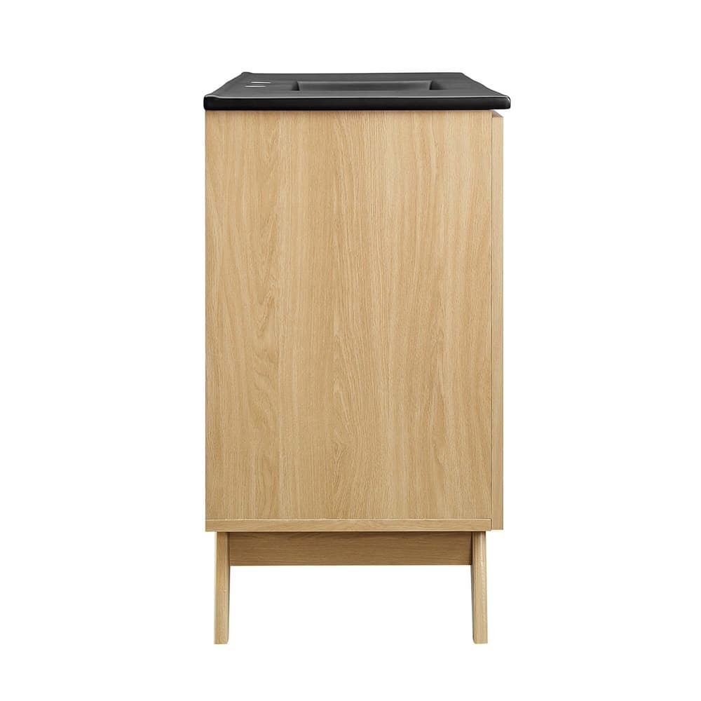 Soma 48" Single Sink Bathroom Vanity in Oak Black by Modway - Image 4