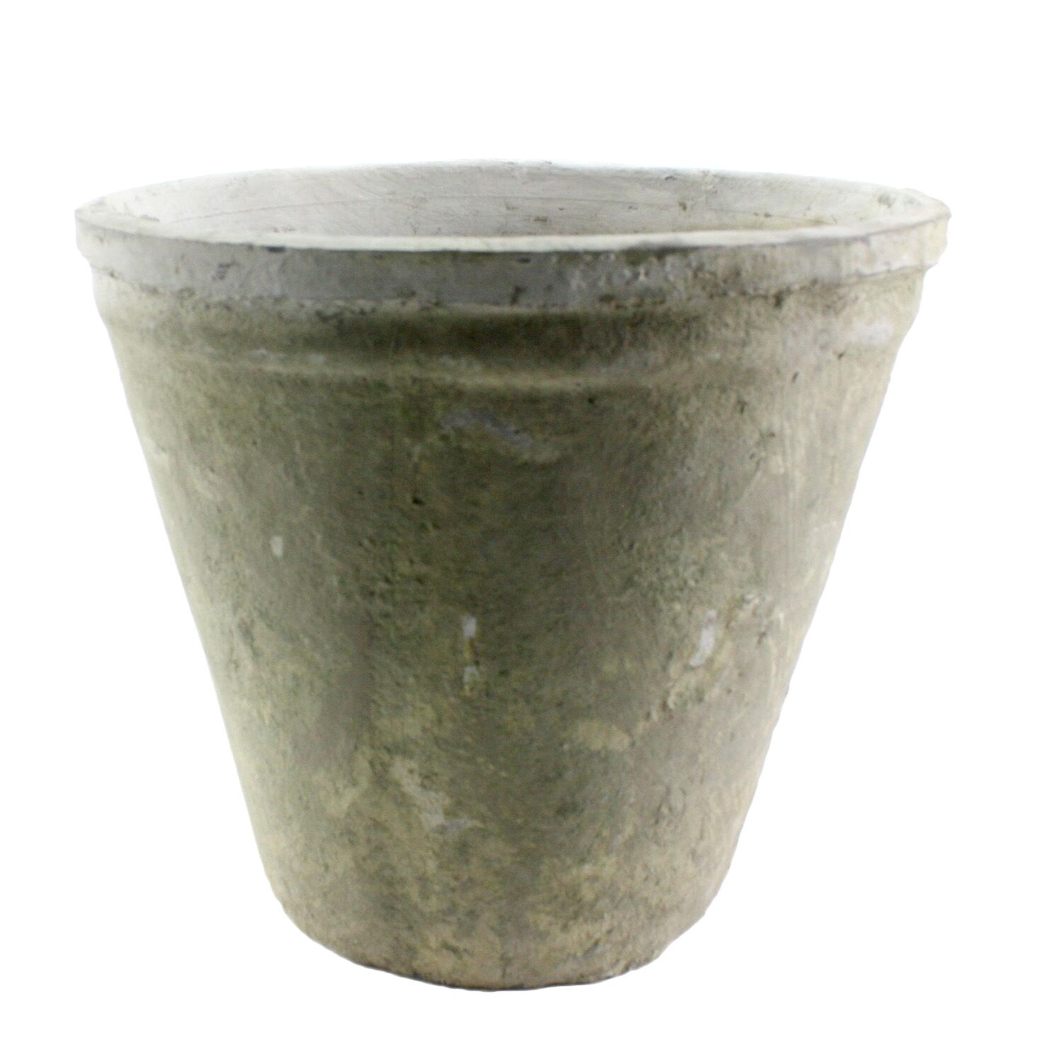 Large Rustic Terra Cotta Short Tomato Pot by HomArt