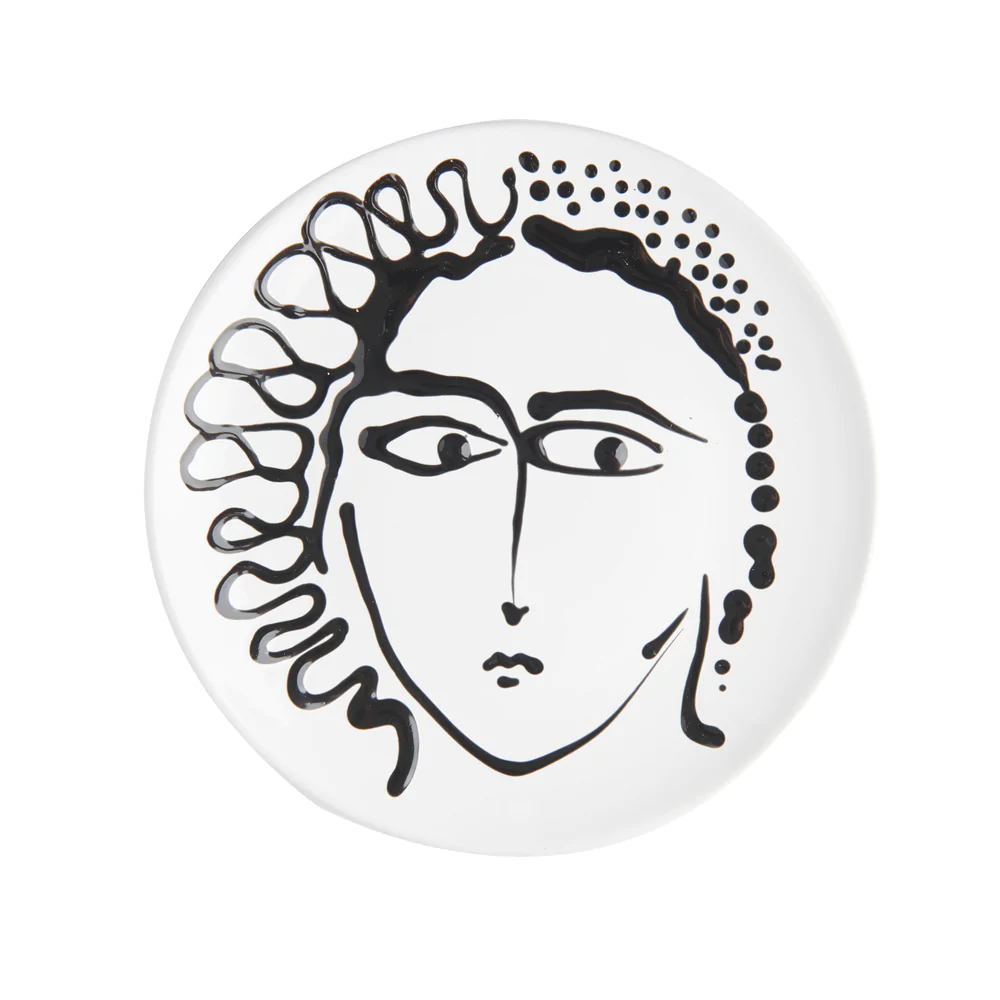 Pablo Black and White Dots Face Plate by Abigails