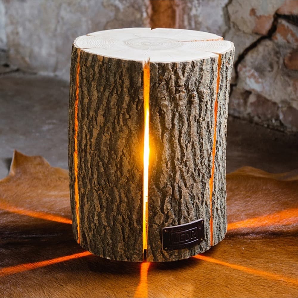 Medium Ash Wood Light by LEDR