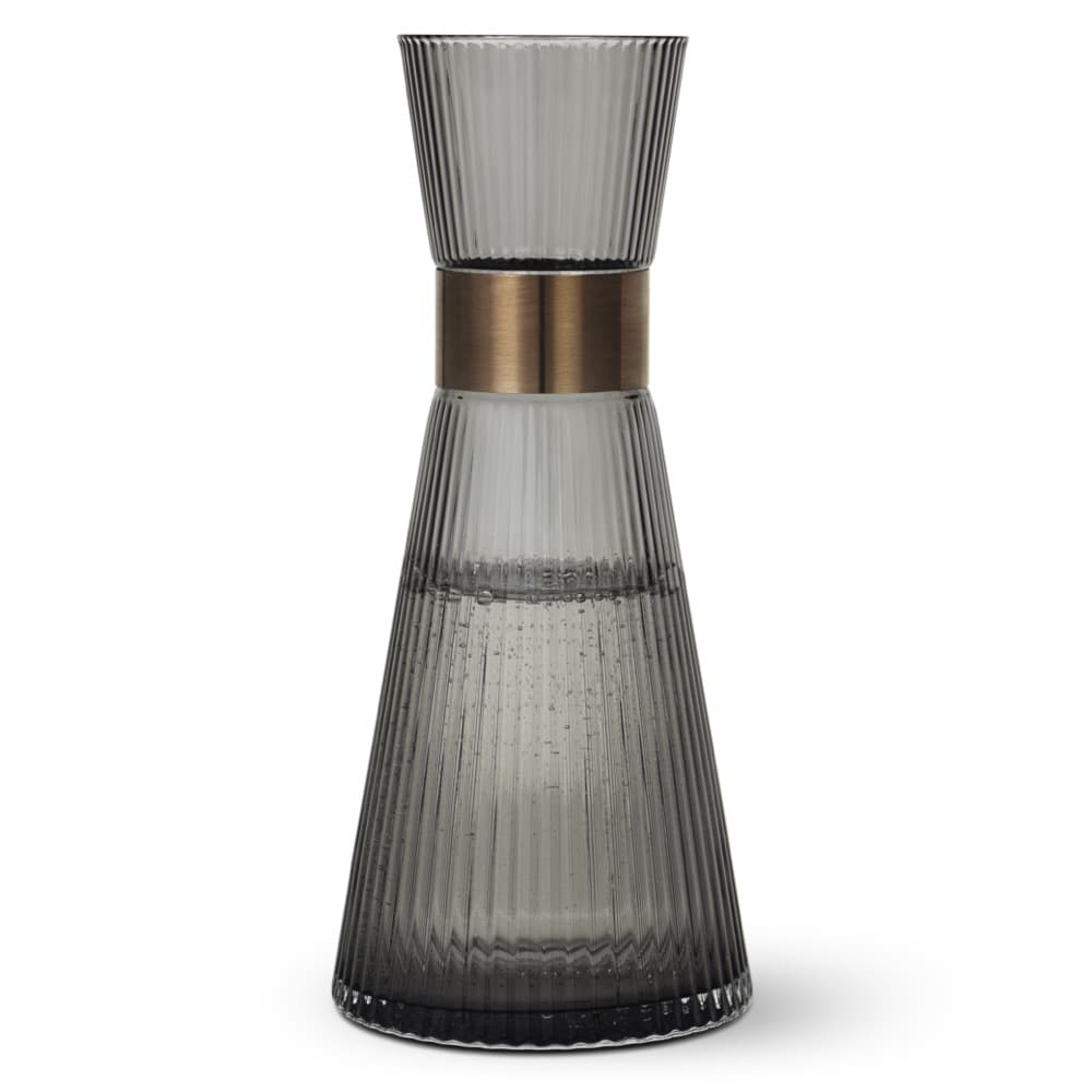 Grand Cru Nouveau Water Carafe Smoke H: 10" Ø: 4.5" 33.8 oz by Rosendahl - Image 2