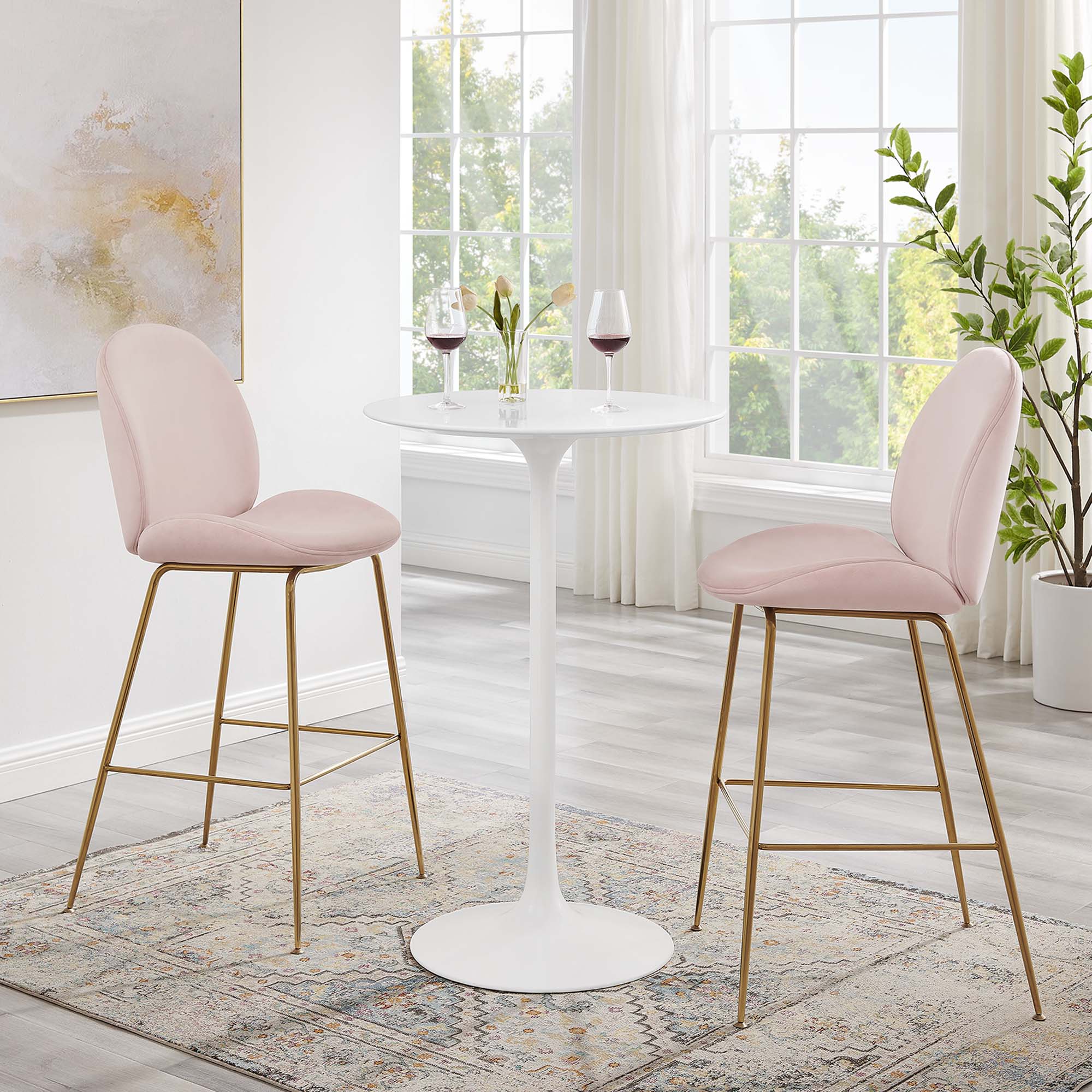 Lippa 28" Round Wood Bar Table by Modway - Image 6