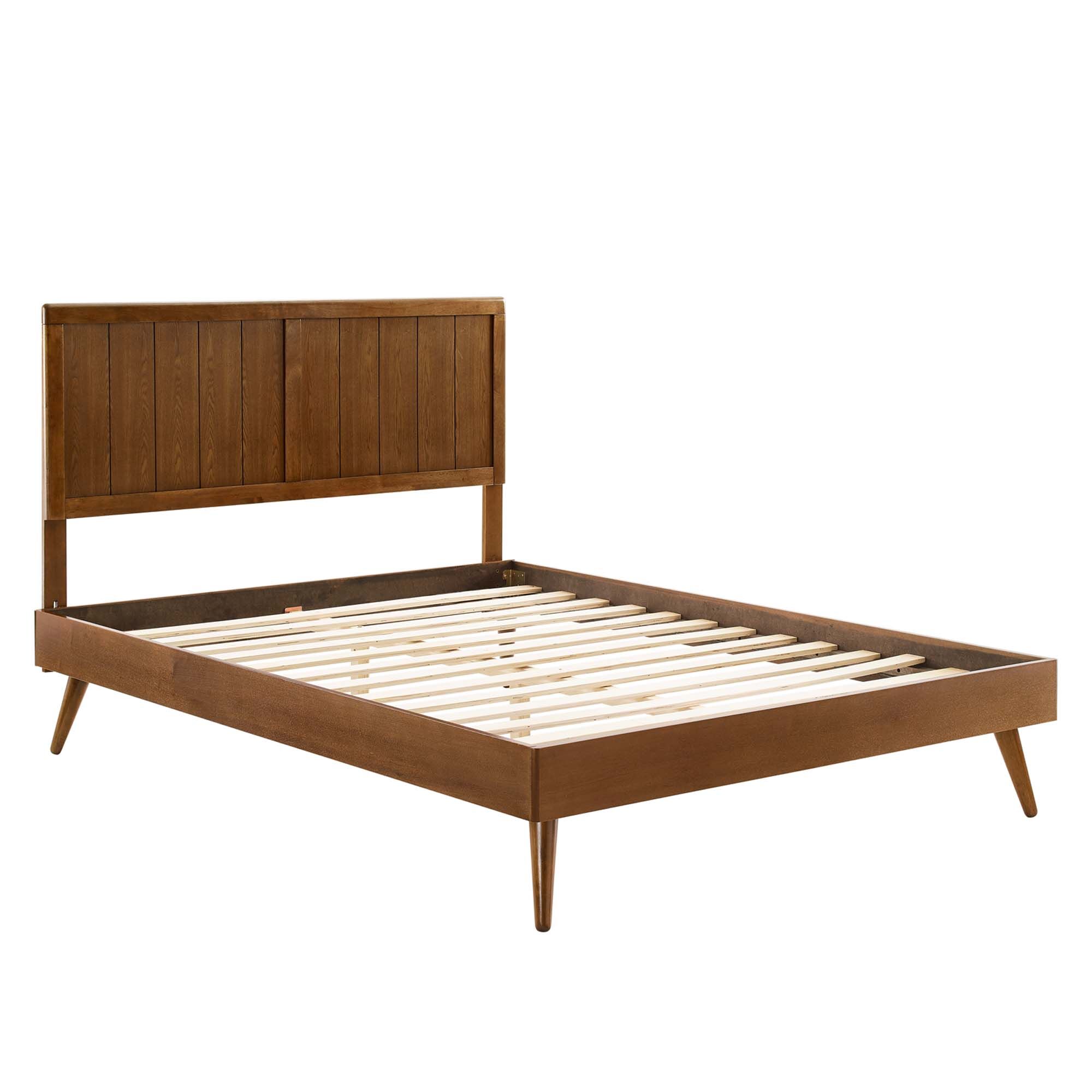 Alana Wood Twin Platform Bed With Splayed Legs by Modway - Image 4