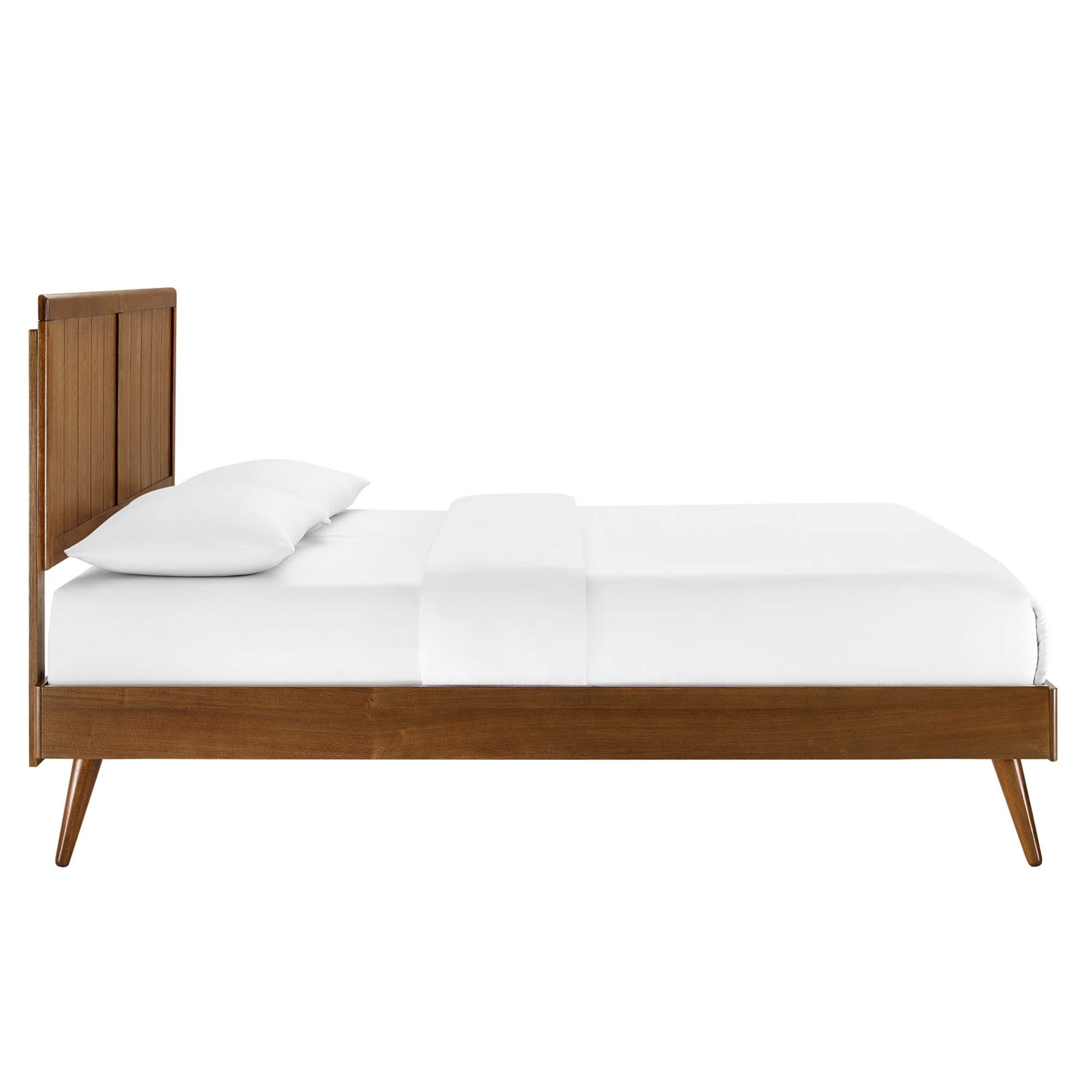 Alana Wood Twin Platform Bed With Splayed Legs by Modway - Image 5